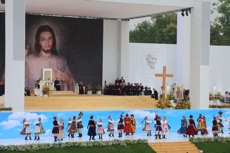 Powitanie papieża Franciszka