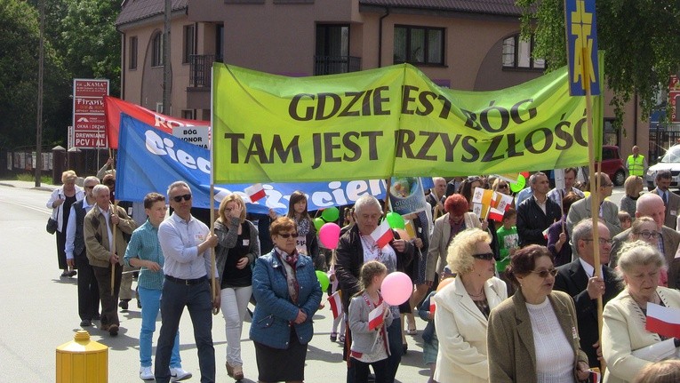 Marsz dla Życia i Rodziny w Ciechanowie 2015