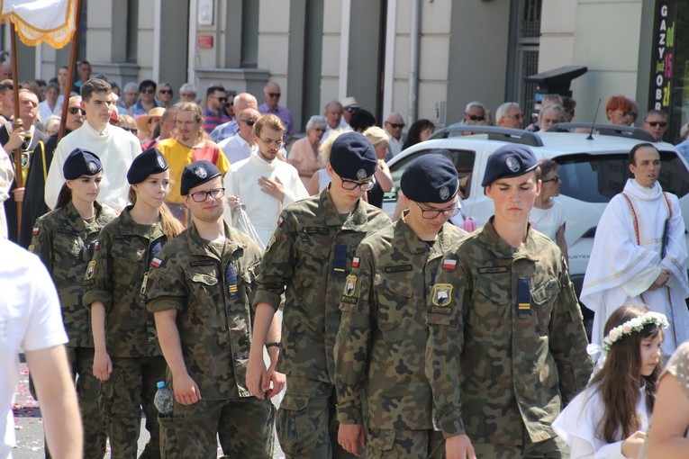 Płock. Procesja Bożego Ciała