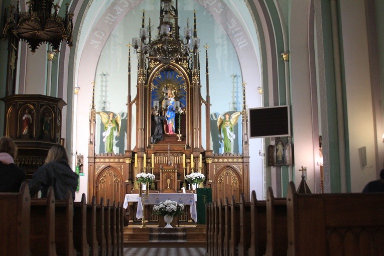 Rostkowo. Pielgrzymka młodzieży