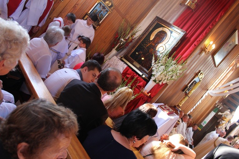 Niechłonin. Nawiedzenie w parafii Wszystkich Świętych