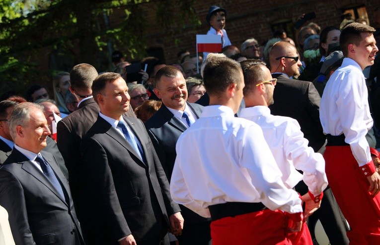 Sztum - spotkanie z prezydentem Andrzejem Dudą 