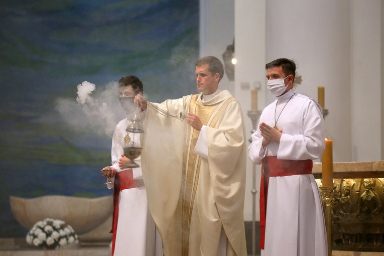 Pielgrzymka maturzystów do katedry Chrystusa Króla w Katowicach