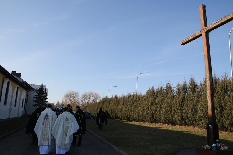Płock. Rycerze św. Jana Pawła II w parafii Świętego Krzyża