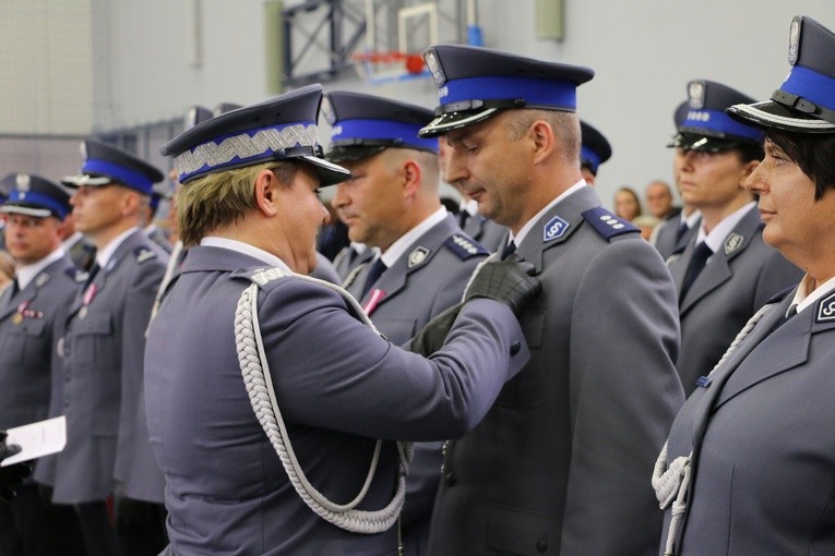 Sztandar dla policji w Przasnyszu