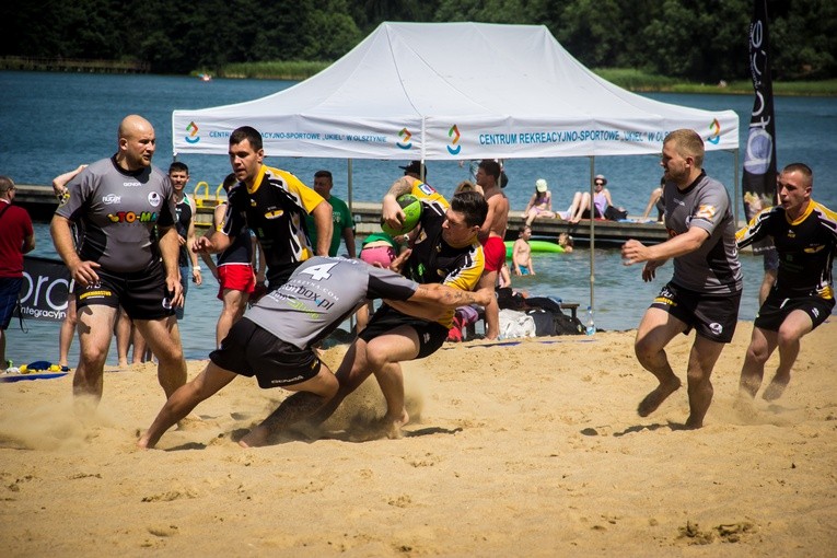 Rugby plażowe w Olsztynie