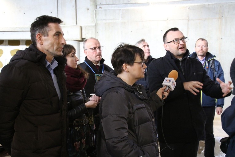 Konferencja prasowa w sanktuarium Bożego Miłosierdzia w Płocku
