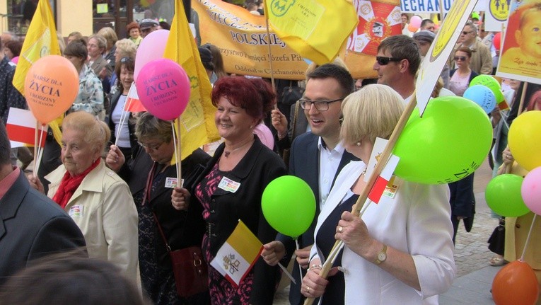 Marsz dla Życia i Rodziny w Ciechanowie 2015