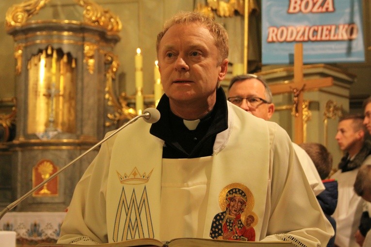 Strzegocin. Nawiedzenie w parafii Matki Bożej Szkaplerznej