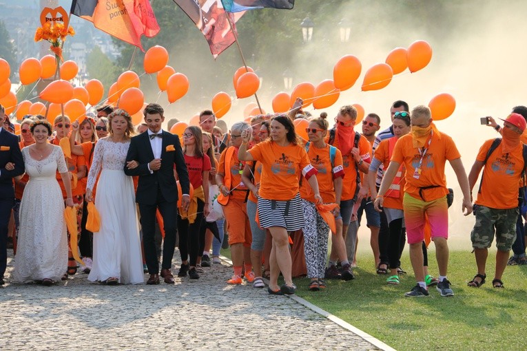 Pielgrzymka 2018. Wejście na Jasną Górę. cz.1