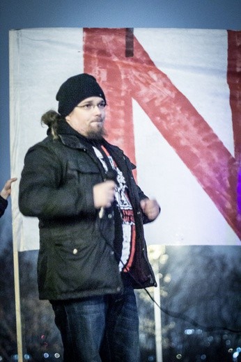 Manifestacja pod "szubienicami"