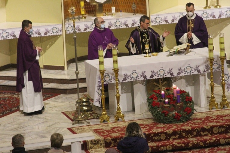 Ciechanów. Poświęcenie krzyża morowego