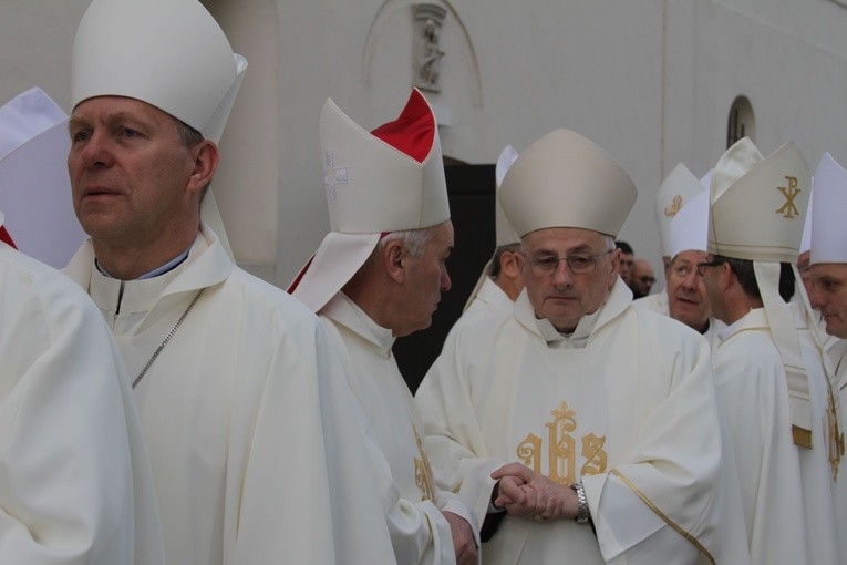 Episkopat w Płocku. Msza w kolegiacie