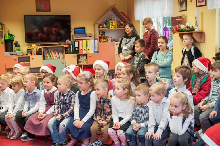 Święty Mikołaj w przedszkolu bł. Franciszki