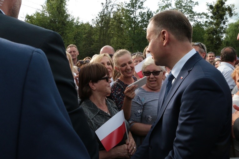 Prezydent RP Andrzej Duda w Makowie Mazowieckim