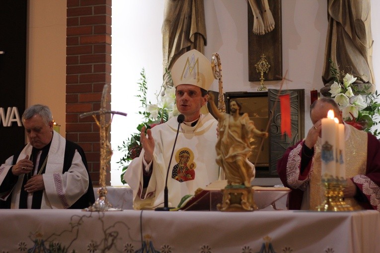 Płock. Nawiedzenie w parafii św. Krzyża