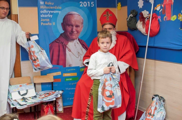 Święty Mikołaj w przedszkolu bł. Franciszki