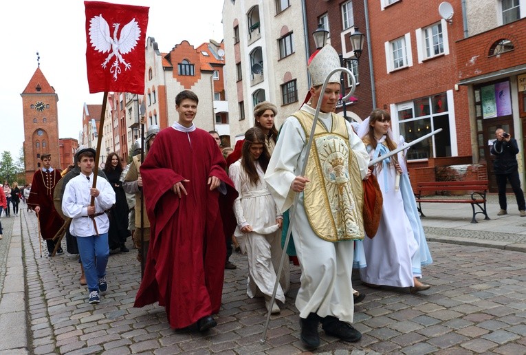 Żywy obraz Matejki - orszak