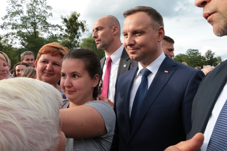 Prezydent RP Andrzej Duda w Makowie Mazowieckim