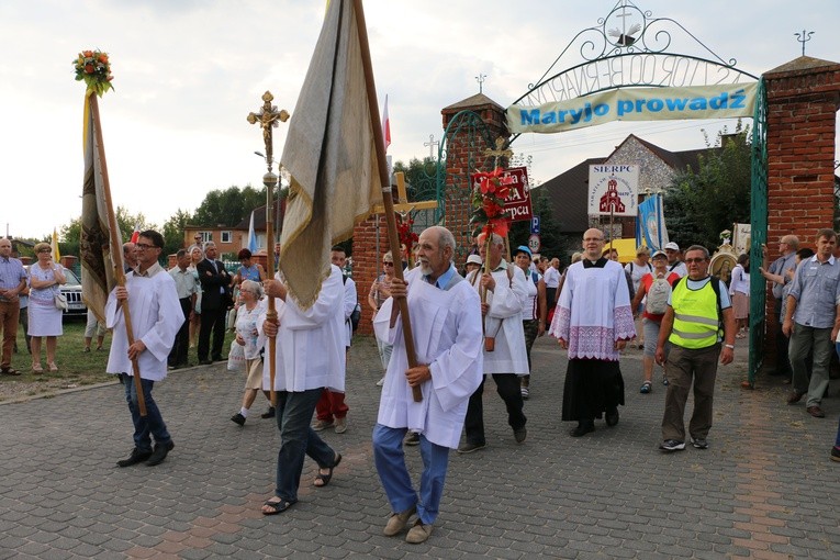Pielgrzymi w Skępem
