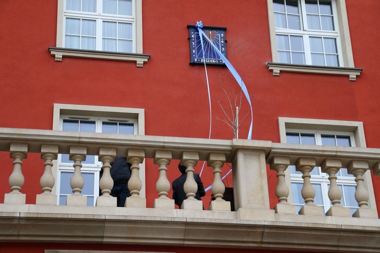 Odsłonięcie repliki zegara