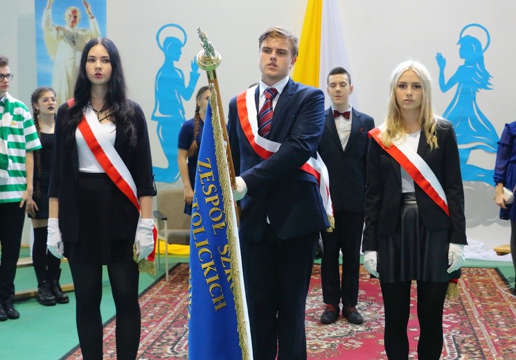 Poświęcenie budynków w ZS Katolickich w Malborku
