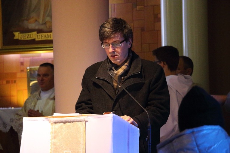 Wprowadzenie relikwii do kościoła Miłosierdzia Bożego w Malborku