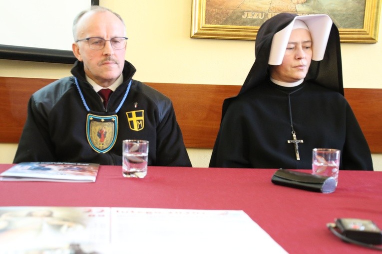 Konferencja prasowa w sanktuarium Bożego Miłosierdzia w Płocku