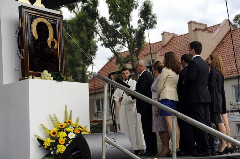 Pułtusk. Powitanie obrazu Matki Bożej Częstochowskiej. 2