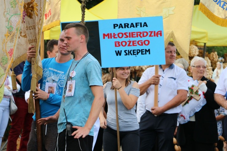 Pielgrzymi w Skępem
