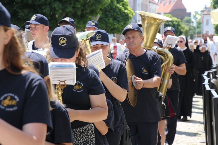 Płock. Procesja Bożego Ciała