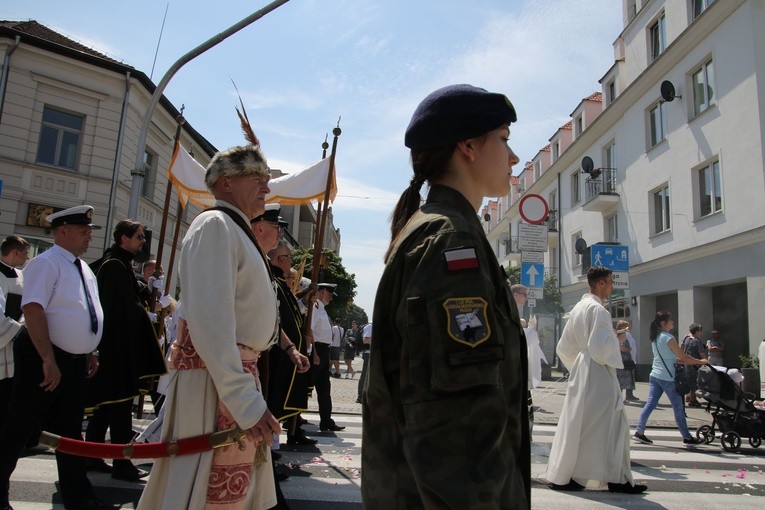 Płock. Procesja Bożego Ciała