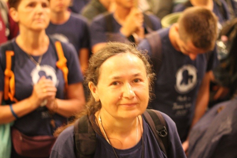 Pielgrzymka. W kaplicy Matki Bożej