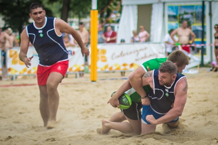 Rugby plażowe w Olsztynie