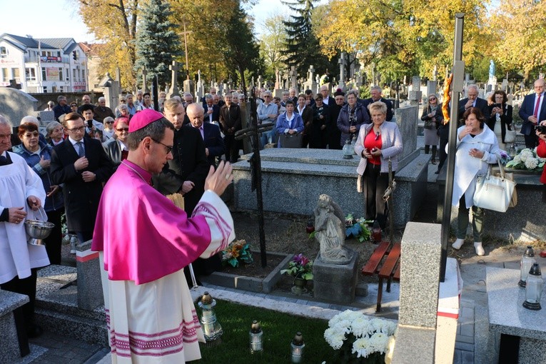 Poświęcenie nagrobków w Ciechanowie