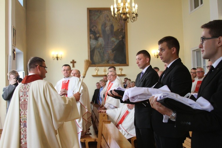 Obłóczyny w seminarium