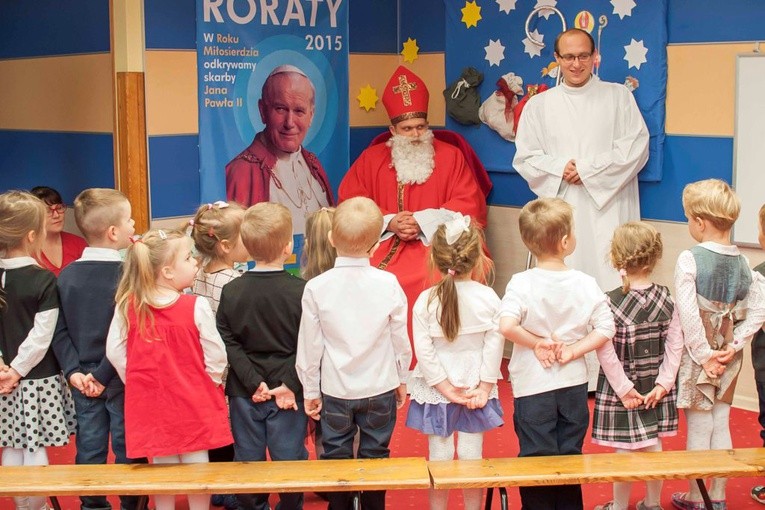 Święty Mikołaj w przedszkolu bł. Franciszki